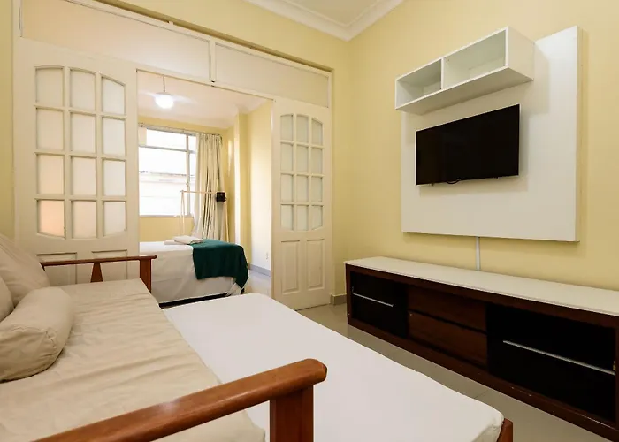 Studio Confortavel Para 4 Pessoas Em Copacabana Rio de Janeiro